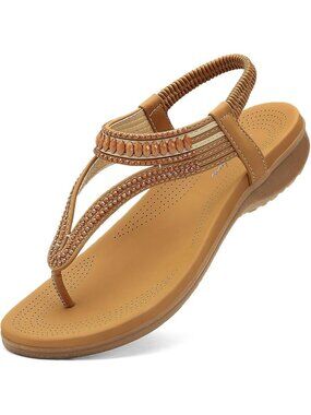 Comfortable Summer Sandals for Women | Arch Support, Casual Ankle Flip Flops